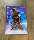Marcell Ozuna 2017 Topps Inception Purple 53 trading card image front