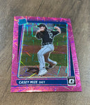 Casey Mize 2021 Donruss Optic Pink Velocity 39 trading card image front