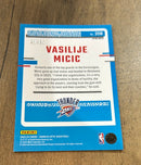Vasilije Micic 2023-24 Donruss Optic - Green International 208 trading card image rear