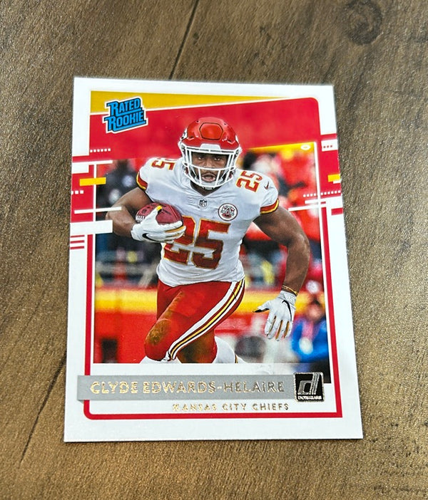 Clyde Edwards-Helaire 2020 Donruss 2020 Donruss 321 trading card image front