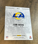 Cam Akers 2020 Panini Illusions trading card image rear