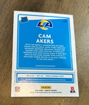 Cam Akers 2020 Donruss 2020 Donruss 325 trading card image rear