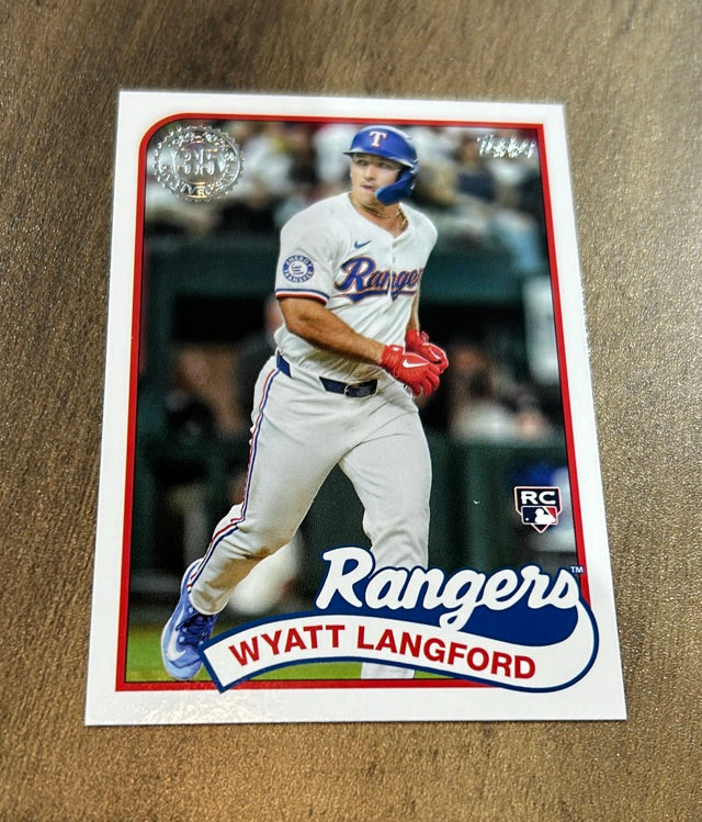 Wyatt Langford 2024 Topps Update 1989 Anniversary 89US-36 trading card image front