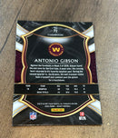 Antonio Gibson 2020 Panini Select trading card image rear