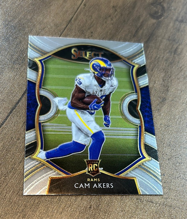 Cam Akers 2020 Panini Select trading card image front