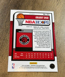 Gradey Dick 2023-24 Hoops Premium Stock Silver Prizm 251 trading card image rear