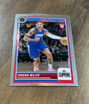 Jordan Miller 2023-24 Hoops Premium Stock 237 trading card image front
