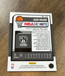 Jalen Wilson 2023-24 Hoops Premium Stock 215 trading card image rear