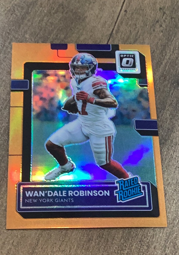 Wan'Dale Robinson 2022 Donruss Optic Orange trading card image front