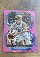 Larry Bird 2022 Panini Prizm Draft Picks Purple Wave 36 trading card image front