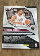 Donovan Mitchell 2024-25 Panini Prizm - Prizms Red White and Blue 155 trading card image rear