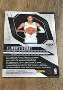 Dejounte Murray 2024-25 Panini Prizm - Prizms Green 1 trading card image rear