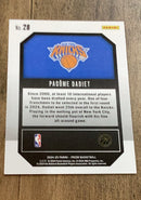 Pacome Dadiet 2024-25 Panini Prizm - Emergent 28 trading card image rear