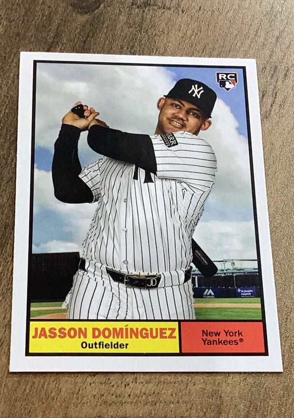 Jasson Domínguez 2024 Topps Archives 1 trading card image front