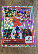 Deandre Ayton 2023-24 Hoops Premium Stock Multi Wave Prizm 11 trading card image front