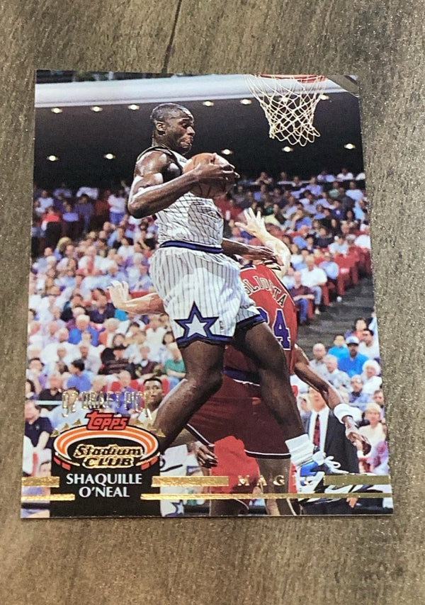 Shaquille O'Neal 1992 Stadium Club 247 trading card image front