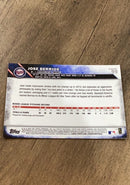 Jose Berrios 2016 Topps Chrome 99 trading card image rear
