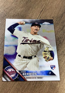Jose Berrios 2016 Topps Chrome 99 trading card image front