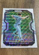 Garrett Crochet 2021 Panini Prizm - White Wave Prizm 45 trading card image front