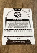 Jaden McDaniels 2020-21 Hoops 245 trading card image rear