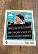Dan Marino 1996 Collector's Choice 64 trading card image rear
