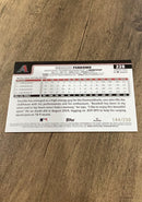 Geraldo Perdomo 2025 Topps - Purple Rainbow Foil 228 trading card image rear