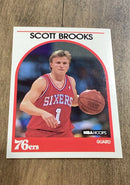 Scott Brooks 1989-90 Hoops trading card