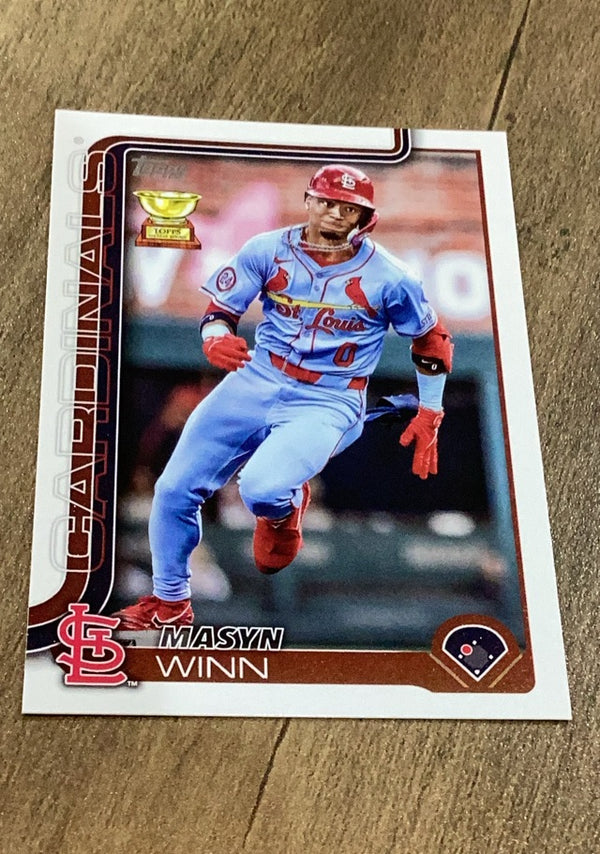 Masyn Winn 2025 Topps trading card Topps