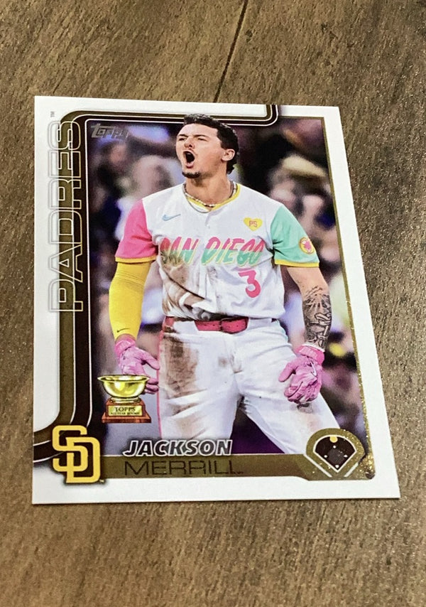 Jackson Merrill 2025 Topps trading card Topps