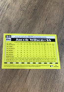 Jacob Wilson 2025 Topps - 1990 Topps Baseball 35th Anniversary trading card Topps