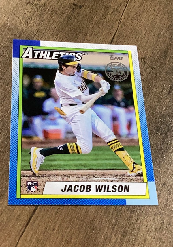 Jacob Wilson 2025 Topps - 1990 Topps Baseball 35th Anniversary trading card Topps