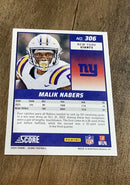 Malik Nabers 2024 Score trading card Score