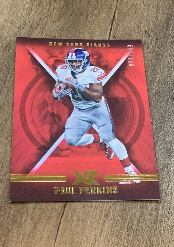 Paul Perkins 2017 Panini XR - Red trading card Panini