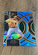 Jacob Wilson 2024 Panini Select - Blue Prizms trading card Prizm