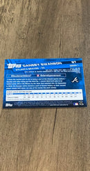 Dansby Swanson 2017 Topps trading card Topps