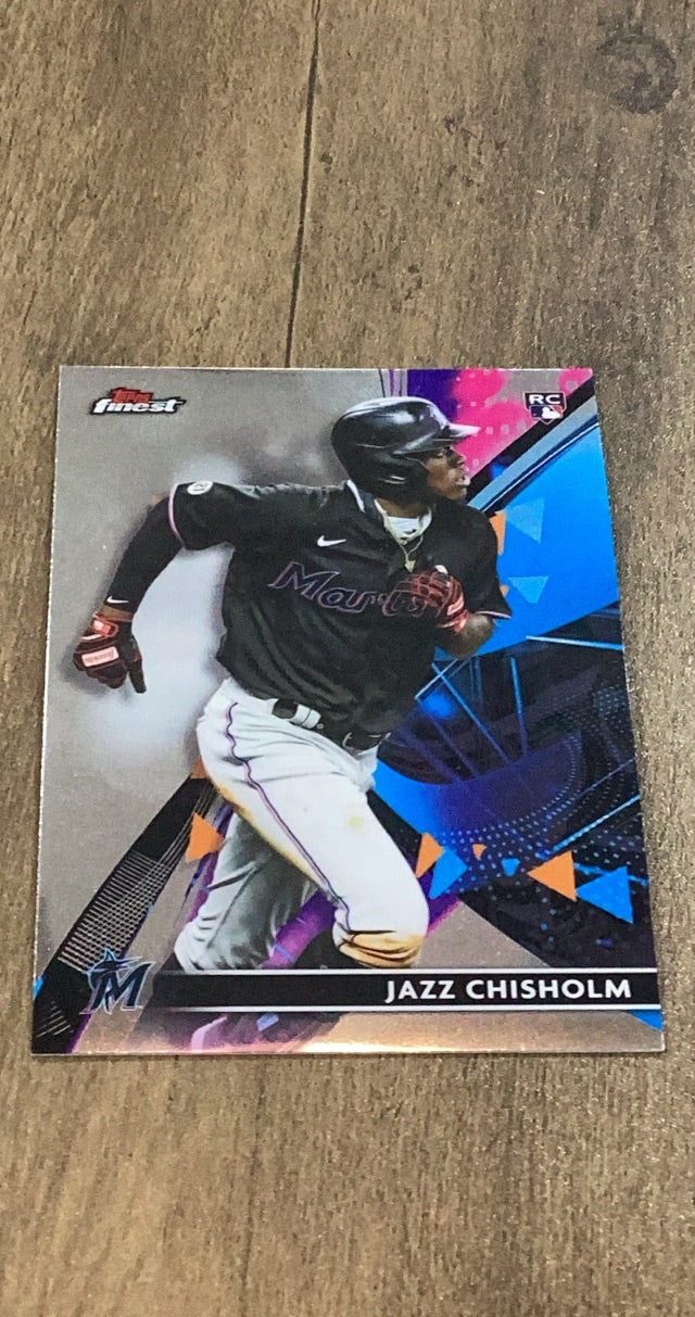 Jazz Chisholm 2021 Finest trading card