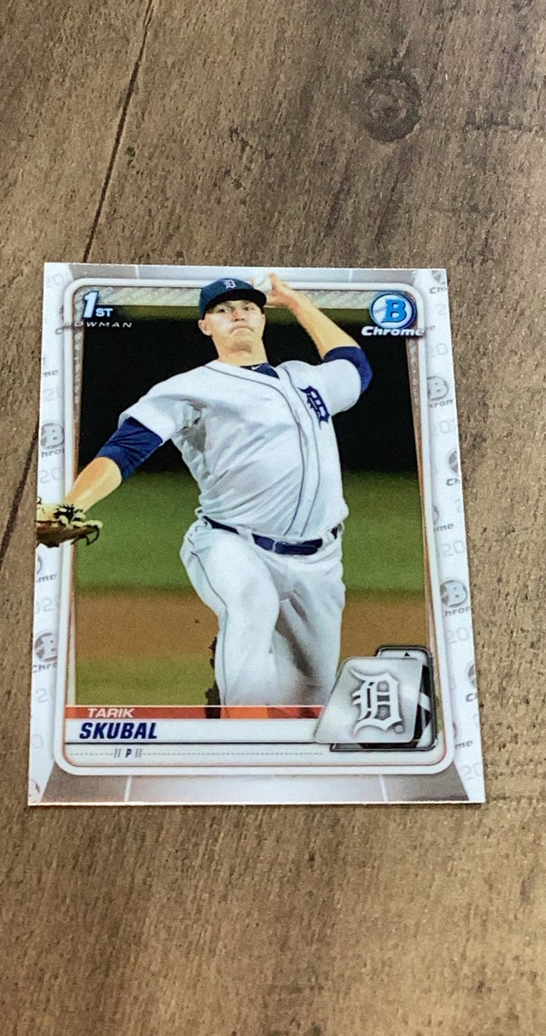 Tarik Skubal 2020 Bowman 1st Edition trading card Bowman