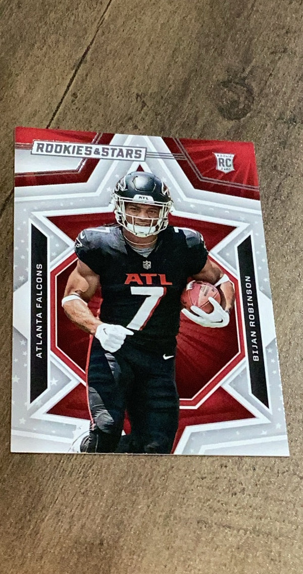 Bijan Robinson  Panini 2023 Panini Rookies & Stars RC trading card Panini