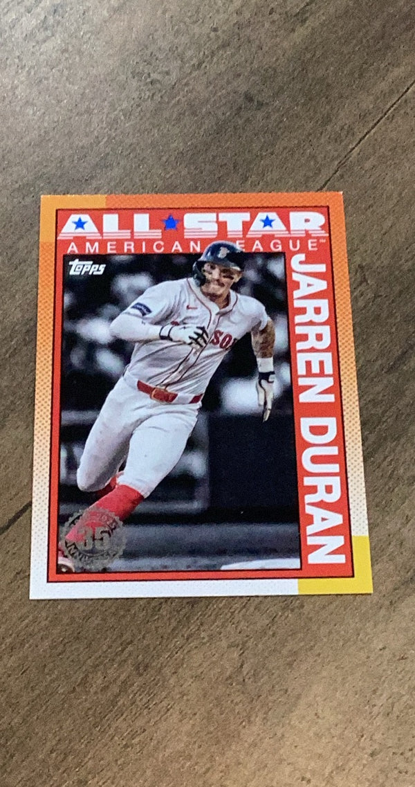 Jarren Duran Topps 2025 Topps - 1990 Topps Baseball 35th Anniversary All-Stars trading card Topps