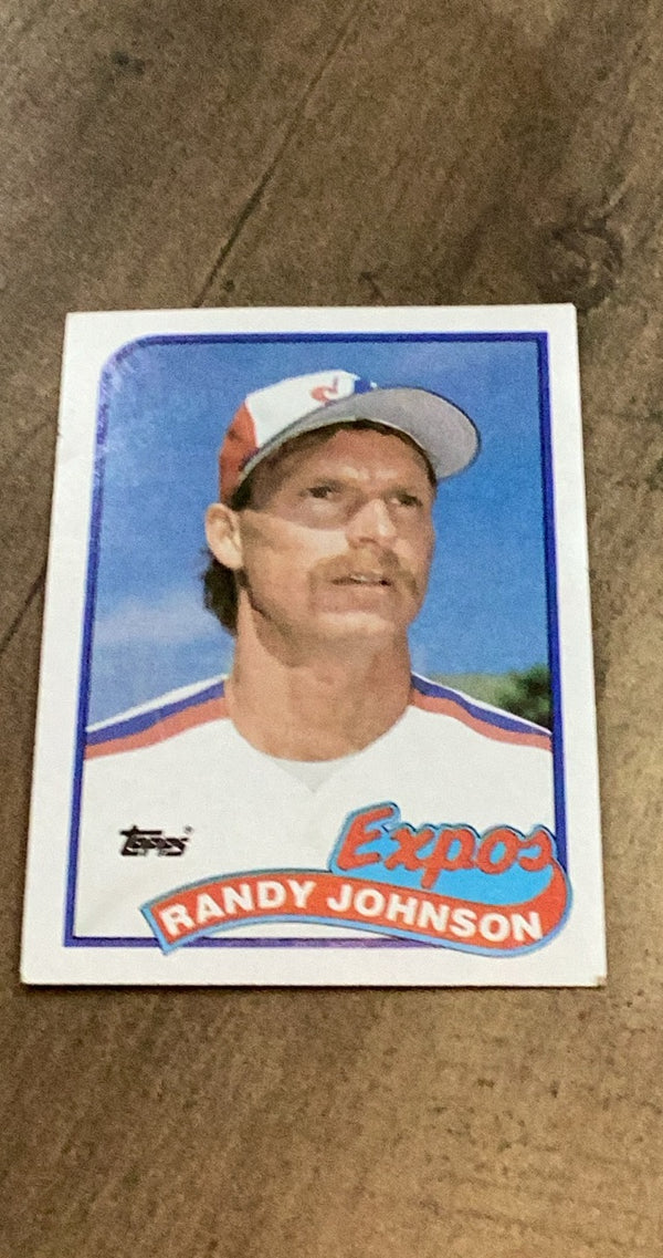 Randy Johnson 1989 Topps 1989 Topps RC trading card Topps