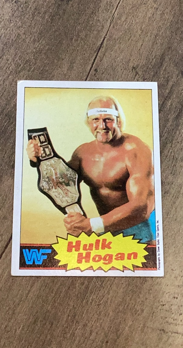 Hulk Hogan 1985 Topps WWF Pro Wrestling Stars trading card Topps
