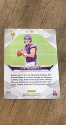 J.J. McCarthy  Panini 2024 Panini Phoenix - Purple RC trading card Panini