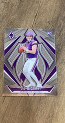 J.J. McCarthy  Panini 2024 Panini Phoenix - Purple RC trading card Panini