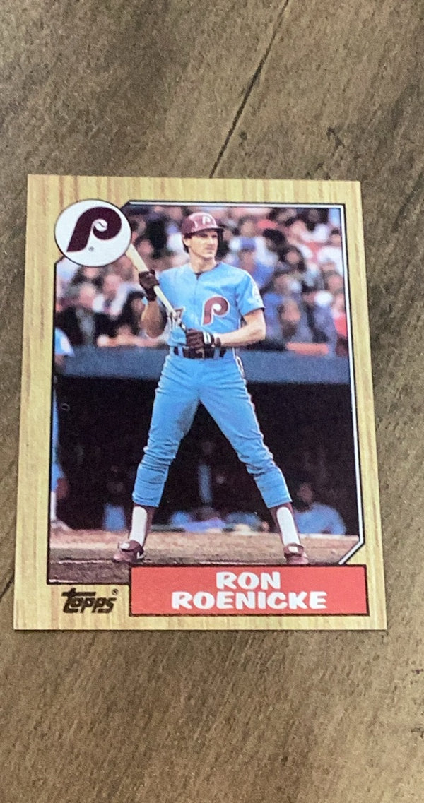 Ron Roenicke Topps 1987 Topps trading card Topps