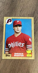 Bruce Ruffin  Topps 1987 Topps RC trading card Topps