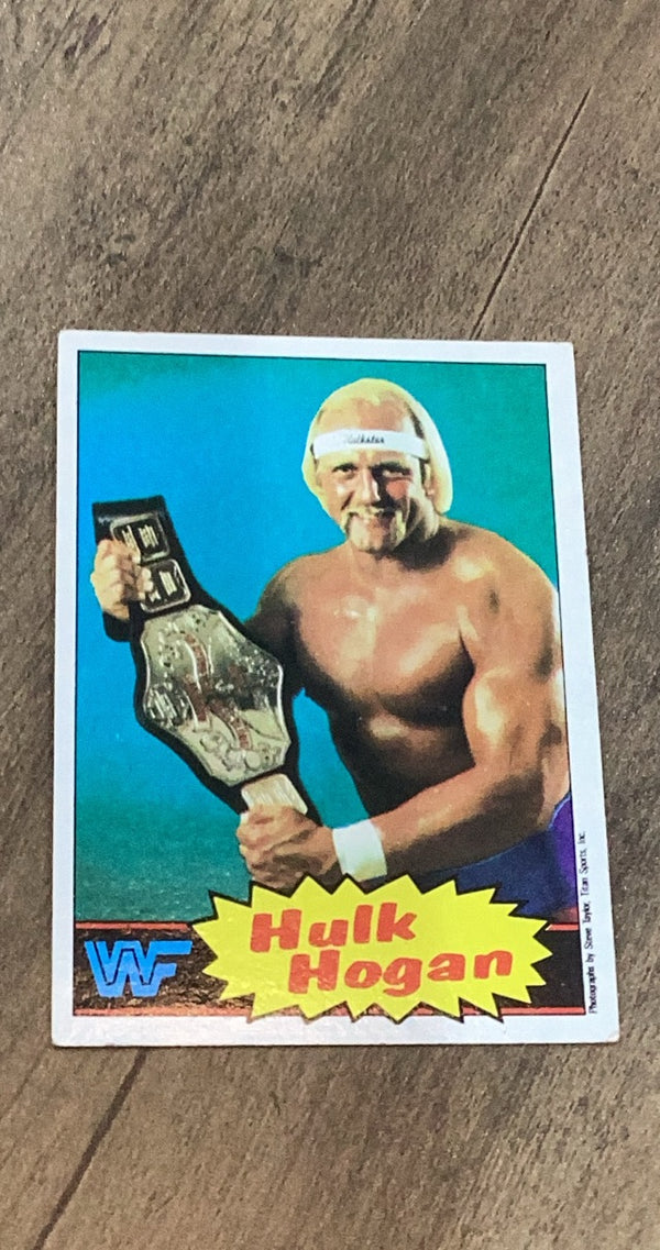 Hulk Hogan 1985 Topps 1985 Topps WWF Pro Wrestling Stars trading card Topps