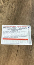 Mickey Mantle Topps 2008 Topps - Mickey Mantle Story trading card Topps