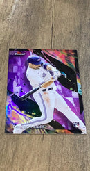 Davis Schneider 2024  2024 Finest - Purple Refractor RC, SN200 trading card 