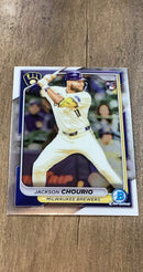 Jackson Chourio 2024 Bowman Chrome RC Trading Card