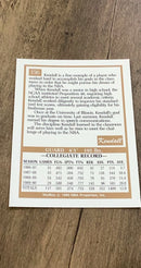 Kendall Gill 1990 SkyBox 356 trading card image rear